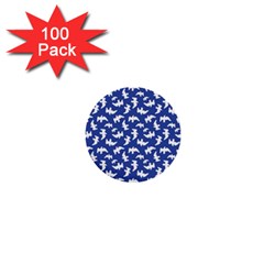 Birds Silhouette Pattern 1  Mini Buttons (100 Pack)  by dflcprintsclothing