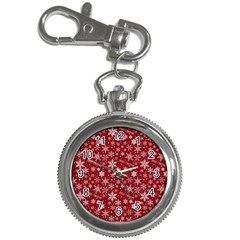 Merry Christmas Pattern Key Chain Watches by Nexatart