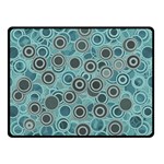 Abstract Aquatic Dream Double Sided Fleece Blanket (Small)  45 x34  Blanket Back