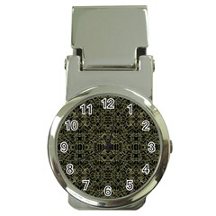 Golden Geo Tribal Pattern Money Clip Watches by dflcprints