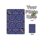 Colorful Ethnic Design Playing Cards 54 (Mini)  Front - Spade2