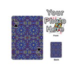 Colorful Ethnic Design Playing Cards 54 (Mini)  Front - SpadeA