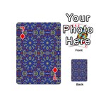 Colorful Ethnic Design Playing Cards 54 (Mini)  Front - Diamond7