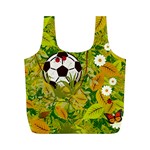 Ball On Forest Floor Full Print Recycle Bags (M)  Back