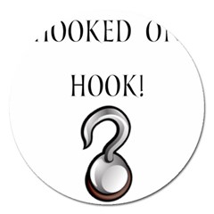 Hooked On Hook! Magnet 5  (round) by badwolf1988store