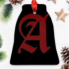 The Scarlet Letter Bell Ornament (two Sides) by Valentinaart