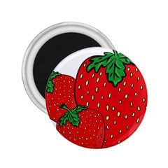 Strawberry Holidays Fragaria Vesca 2 25  Magnets by Nexatart