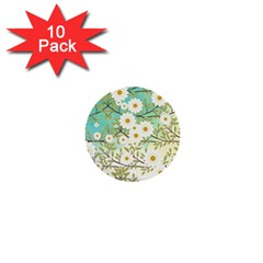 Springtime Scene 1  Mini Buttons (10 Pack)  by linceazul