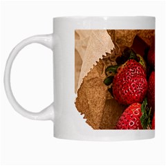 Strawberries Fruit Food Delicious White Mugs by Nexatart