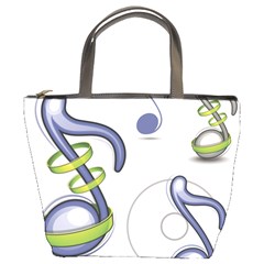 Notes Musical Elements Bucket Bags by Mariart