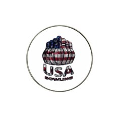 Usa Bowling  Hat Clip Ball Marker (10 Pack) by Valentinaart