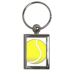 Tennis Ball Ball Sport Fitness Key Chains (rectangle)  by Nexatart