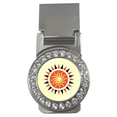 Yin Yang Sunshine Money Clips (cz)  by linceazul