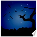 Nightscape Landscape Illustration Canvas 12  x 12   11.4 x11.56  Canvas - 1