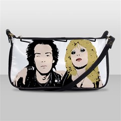 Sid And Nancy Shoulder Clutch Bags by Valentinaart