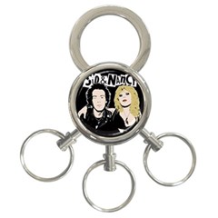 Sid And Nancy 3-ring Key Chains by Valentinaart