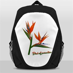 Bird Of Paradise Backpack Bag by Valentinaart