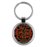 Bird Of Paradise Key Chains (Round)  Front