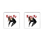 Kung Fu  Cufflinks (Square) Front(Pair)