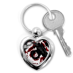 Abstract Art Key Chains (heart)  by ValentinaDesign