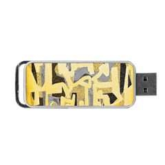 Abstract Art Portable Usb Flash (one Side) by ValentinaDesign