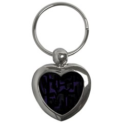 Abstract Art Key Chains (heart)  by ValentinaDesign