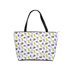 Dinosaurs Pattern Shoulder Handbags by ValentinaDesign