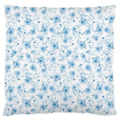 Floral Pattern Standard Flano Cushion Case (one Side) by ValentinaDesign