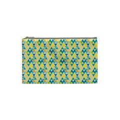 Colorful Triangle Pattern Cosmetic Bag (small)  by berwies