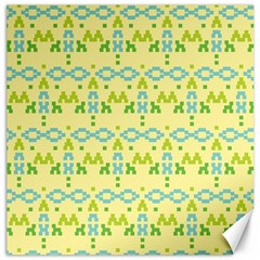 Simple Tribal Pattern Canvas 12  X 12   by berwies