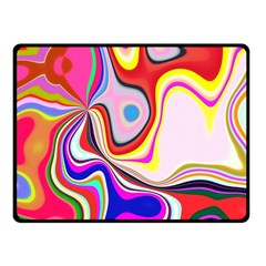 Colourful Abstract Background Design Double Sided Fleece Blanket (small)  by Nexatart