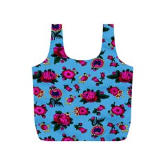 Crown Red Flower Floral Calm Rose Sunflower Full Print Recycle Bags (s)  by Mariart