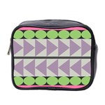 Shapes Patchwork Circle Triangle Mini Toiletries Bag 2-Side Front