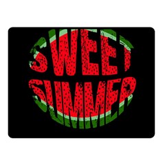 Watermelon - Sweet Summer Fleece Blanket (small) by Valentinaart