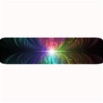 Anodized Rainbow Eyes And Metallic Fractal Flares Large Bar Mats 32 x8.5  Bar Mat