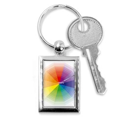 Colour Value Diagram Circle Round Key Chains (rectangle)  by Mariart