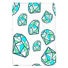 Brilliant Diamond Green Blue White Flap Covers (s)  by Mariart