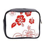 Hawaiian Flower Red Sunflower Mini Toiletries Bag 2-Side Back