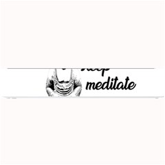 Eat, Sleep, Meditate, Repeat  Small Bar Mats by Valentinaart