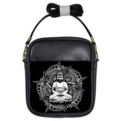 Ornate Buddha Girls Sling Bags by Valentinaart