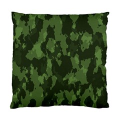 Camouflage Green Army Texture Standard Cushion Case (two Sides) by BangZart