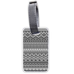 Aztec Pattern Design Luggage Tags (one Side)  by BangZart