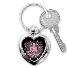 Ornate Buddha Key Chains (heart)  by Valentinaart