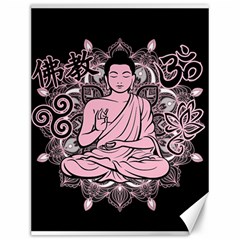 Ornate Buddha Canvas 12  X 16   by Valentinaart