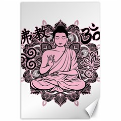 Ornate Buddha Canvas 20  X 30   by Valentinaart