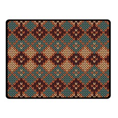 Knitted Pattern Double Sided Fleece Blanket (small)  by BangZart