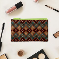 Knitted Pattern Cosmetic Bag (xs) by BangZart