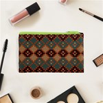 Knitted Pattern Cosmetic Bag (XS) Back