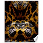 Textures Snake Skin Patterns Canvas 11  x 14   10.95 x13.48  Canvas - 1