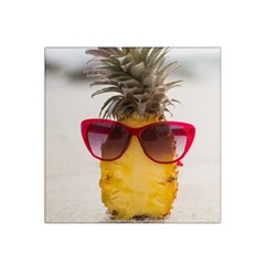 Pineapple With Sunglasses Satin Bandana Scarf by LimeGreenFlamingo